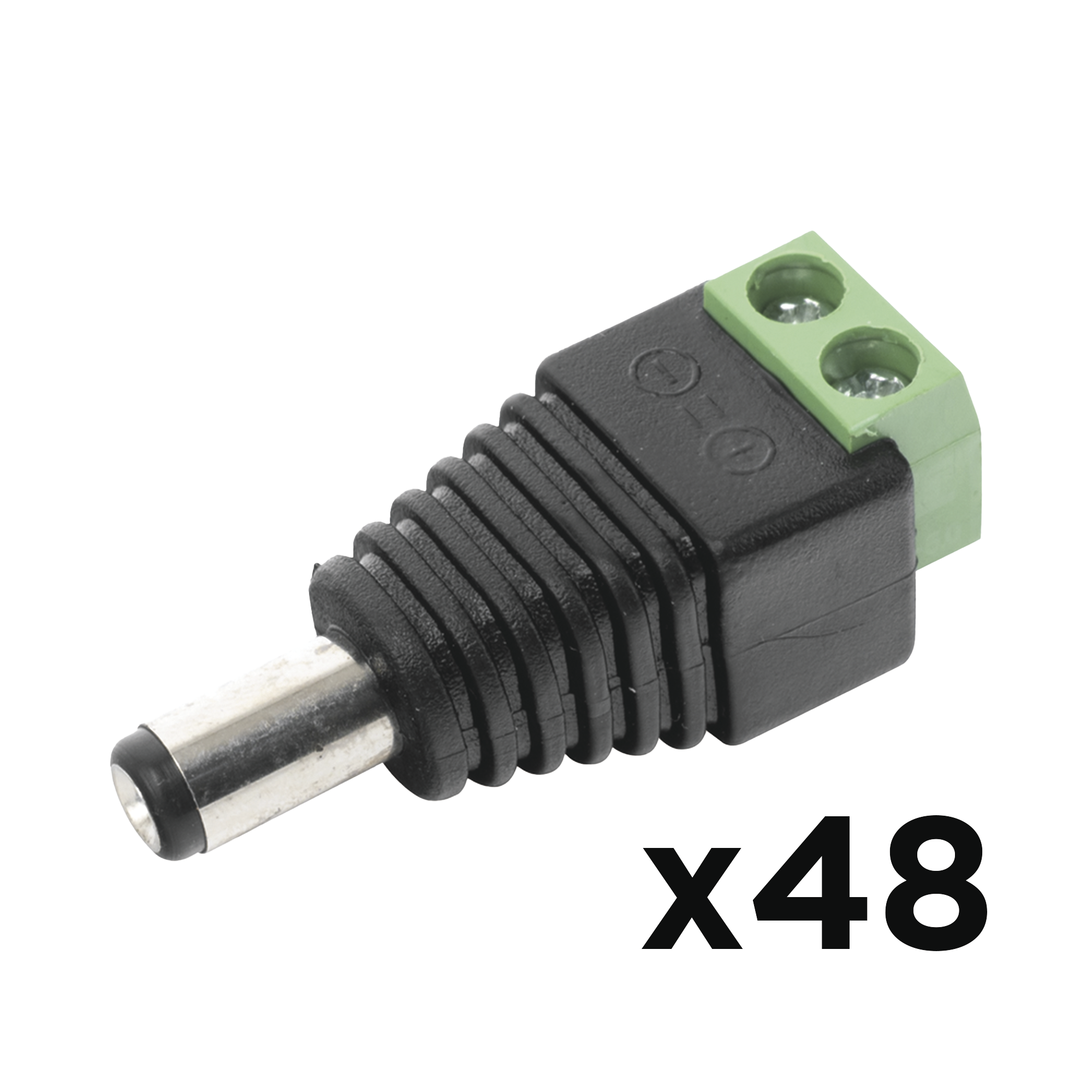 KIT DE 48 CONECTORES MACHO PARA ALIMENTACIÓN A 12 Vcc KIT DE 48 CONECTORES MACHO PARA ALIMENTACIÓN A 12 Vcc